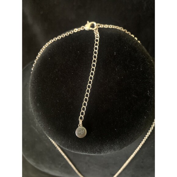 Veronese Signed Tassel Pendant Necklace Adjustable Chain Light Peachy Beige - Picture 4 of 5